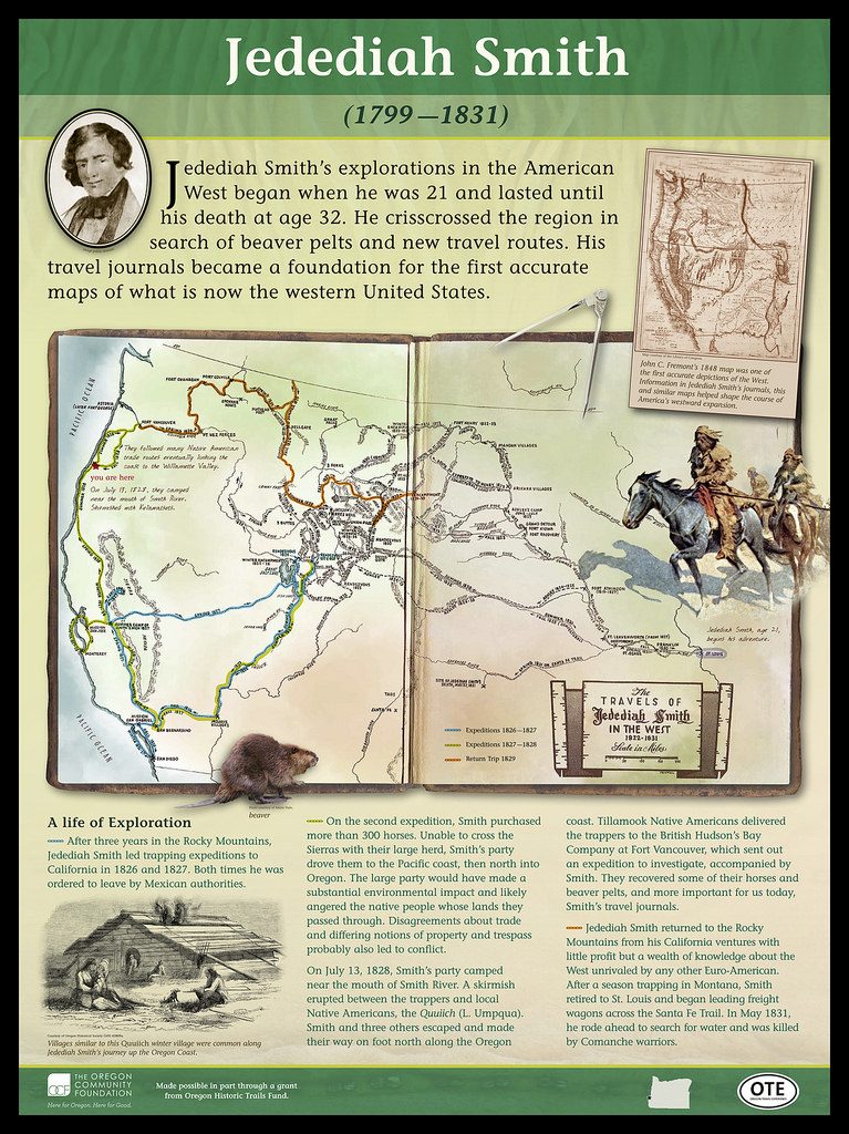 Close-up of the text on a modern roadside interpretive panel.