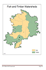 Elliott Forest "Fish & Timber Watersheds" Map