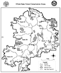 ODF "Elliott State Forest Conservation Areas" Map