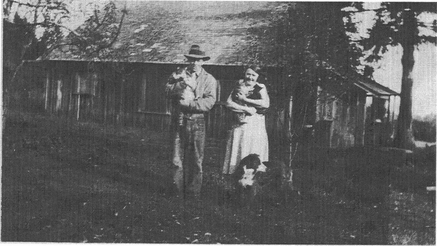 James (Jim) Hanish, pictured as a boy, with his mother Connie Hanish, as printed in Monograph #06